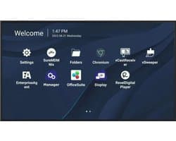 ViewSonic CDE7530 - Interactive whiteboard - 75" - TFT - 3840 x 2160 4K UHD - 450 cd/m² - 1200:1 - Android 11 - WiFi - 4x HDMI - 1x displayport - USB-C - zwart