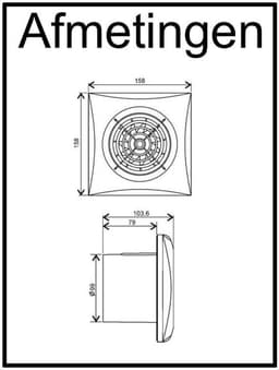 Soler & Palau Decor 100CZ Ø 100mm - Badkamerventilator — thumbnail 5