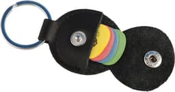 Zwarte PU Lederen Plectrumhouder Gitaar - Sleutelhanger — thumbnail 1