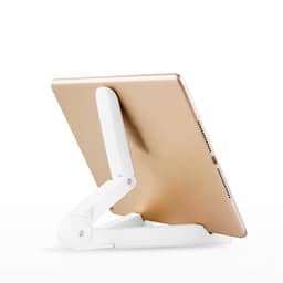 Universele Tablet / Smartphone Standaard - 4-14 Inch - iPad / Galaxy Tab Tafel Stand Houder - Wit — thumbnail 4
