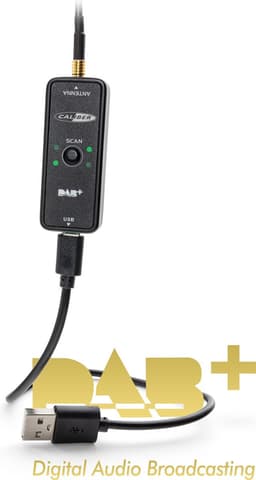 Caliber DAB ontvanger - DAB adapter - Ontvang DAB in je auto - Aansluiten via USB - Kleur Zwart (RDAB30) — thumbnail 1
