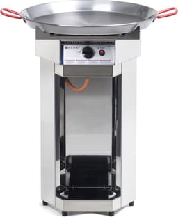 HENDI Paella barbecue – roestvrij staal – 4,8 kW – ø600 mm – demontabele brander — thumbnail 5