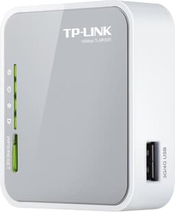 TP-LINK TL-MR3020 draadloze router Fast Ethernet Single-band (2,4 GHz) 4G Zilver, Wit — thumbnail 1
