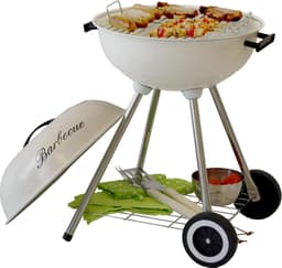 Garden Grill Kogelgrill Houtskoolbarbecue ø 47 cm - Crème — thumbnail 2
