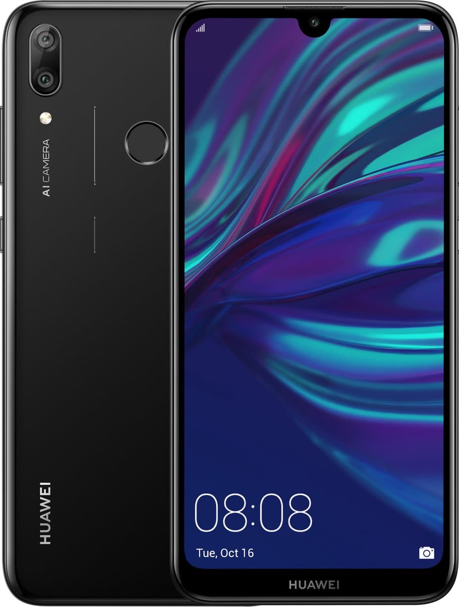 Huawei Y7 (2019) - 32GB - Zwart — afbeelding 1