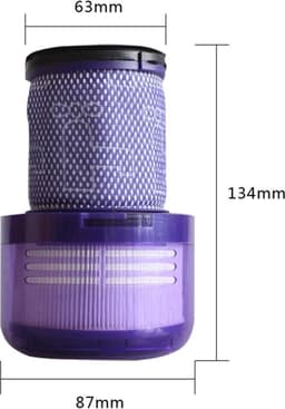HEPA Filter geschikt voor Dyson V12 Detect Slim & Absolute motor filter Vervanging onderdelen 971517-01. — thumbnail 2