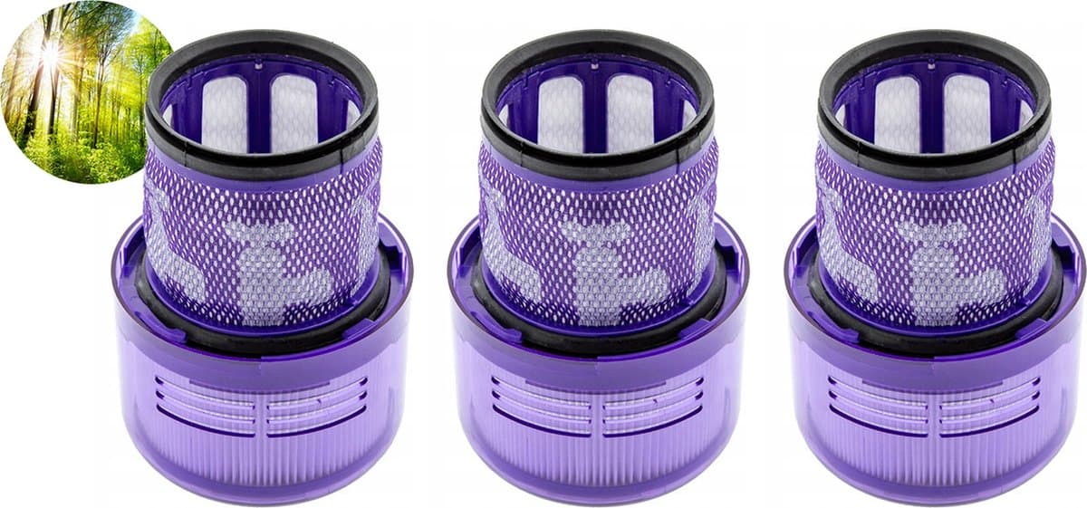 3 x HEPA filter compatible met Dyson V11 en V15 Stofzuiger Motor Wasbaar Absolute Pro Total Clean Torque Drive Animal Parquet SV14-Promessa-Design. — afbeelding 1