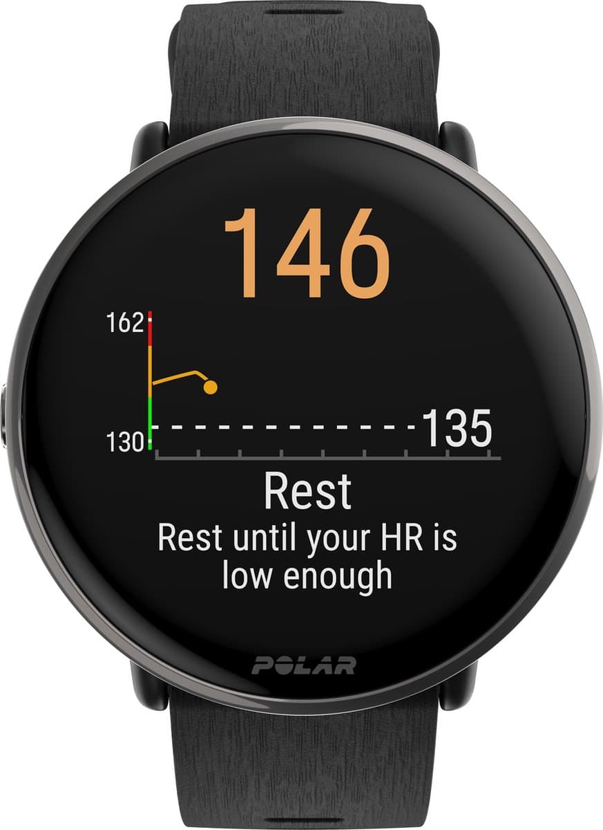 Polar Ignite 3 Titanium - Fitness Smartwatch & GPS Activity Tracker - Siliconen Zwart - S-L — afbeelding 1