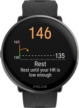 Polar Ignite 3 Titanium - Fitness Smartwatch & GPS Activity Tracker - Siliconen Zwart - S-L — thumbnail 1