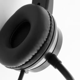Black Label bedrade hoofdtelefoon met verstelbare microfoon — thumbnail 3