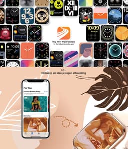 New Quint Smartwatch - Full HD Touchscreen 1.9" - Met Belfunctie - Smartwatch Dames & Heren- Luxueus-Nonchalant Design - iOS en Android - Stappenteller en Hartslagmeter - Lange Batterijduur - MineralBlack / Zwart - Nederlandstalig — thumbnail 4