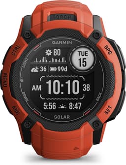 Garmin Instinct 2X Solar - Smartwatch - Oneindige batterijduur met Solar - Ingebouwde zaklamp - Multi-band GNSS - Flame Red — thumbnail 1