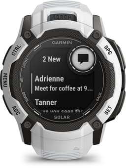 Garmin Instinct 2X Solar - Smartwatch - Oneindige batterijduur met Solar - Ingebouwde zaklamp - Multi-band GNSS - Whitestone — thumbnail 5