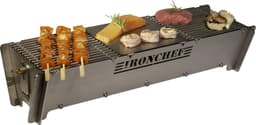 IRONCHEF HOUTSKOOL BARBECUE BBQ-L RVS — thumbnail 1