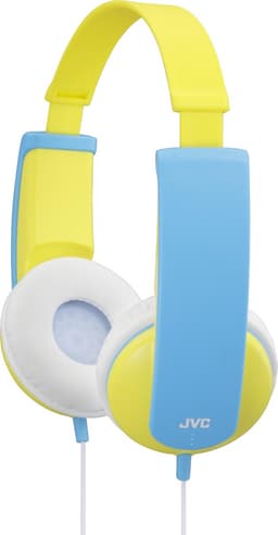 JVC HA-KD5 - On-ear kinder koptelefoon - Geel/Blauw — thumbnail 1
