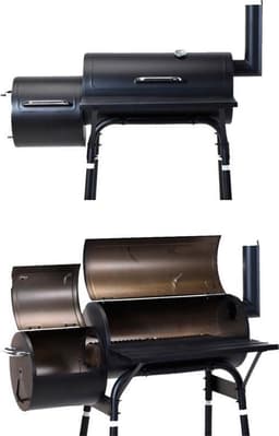 Vaggan Smoker Houtskoolbarbecue - zwart — thumbnail 3