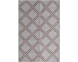vidaXL - Buitenkleed - ARAKIL - 140x200 - cm - polypropeen - bruin