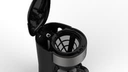 Westinghouse Koffiezetapparaat - Filter-koffiezetapparaat - Filterkoffie - Glazen Kan - 10 Koppen - Herbruikbare Filter - 1000W - RVS — thumbnail 4