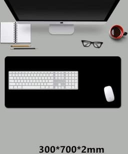 Rainbecom - Zwart - 700 x 300 x 2 mm - XL - Gaming Muismat - Antislip mat — thumbnail 2