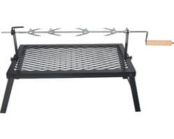 Kampvuur Grill Rooster Large - Inclusief Opbergtas En Kip Spies - Kip Grillen - Camping & Outdoor