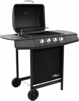 vidaXL Gasbarbecue-grill met 4 branders zwart — thumbnail 5