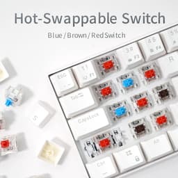 Royal Kludge RK61 - Mechanisch Gaming Toetsenbord - Draadloos - Ergonomisch - RGB - Brown Switch — thumbnail 2