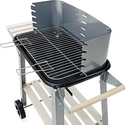 Gardebruk Barbecue Wagen – Incl. Wielen Spit & Windscherm – RVS — thumbnail 2