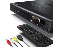 RYER DVD Speler met HDMI - Full HD - Regiovrij - USB - Met HDMI kabel