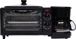 Het 3-in-1 Ontbijtstation - Koffiezetten - Brood Roosteren - Eieren Bakken - Oven - Camping kookstel - Studenten woning - Keukenmachine — thumbnail 1