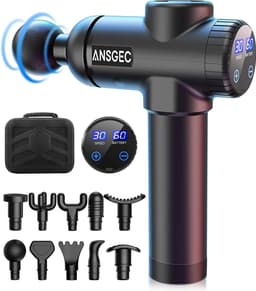 Spiermassagepistool, draagbaar spiermassageapparaat voor verlichting van spierpijn — thumbnail 1