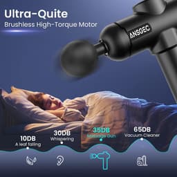 Spiermassagepistool, draagbaar spiermassageapparaat voor verlichting van spierpijn — thumbnail 2
