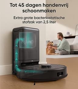 Robotstofzuiger Huisdieren - Robotstofzuiger Hondeharen - Robotstofzuiger Met Leegstaion — thumbnail 3