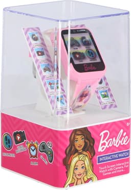 Accutime Kinderhorloge Barbie - Smartwatch Kind - Kinderhorloge met Spelletjes - Smartwatch Kinderen - Selfie Camera - Roze — thumbnail 2