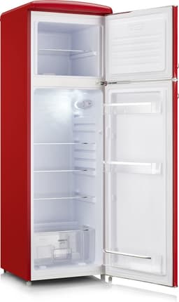 Severin RKG 8983 - Retro Koelvries combinatie - Rood - Energieklasse D — thumbnail 5