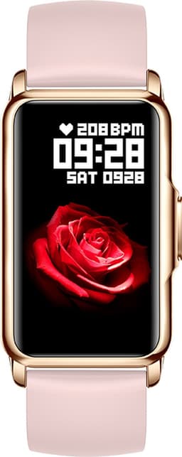 Kiraal Livery - Schitterende Activity Tracker - Stijlvol - Android & iOS - Siliconen - Roze — thumbnail 3