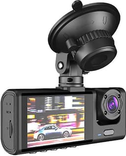 Q-time Dashcam 3 in 1 - Voor en Achter Camera - Bewegingsdetectie en Parkeerstand - G-Sensor - Full HD - 170° Groothoeklens - Loop Recording — thumbnail 4