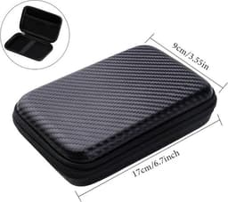GH1302 EVA Hard Shell Harde schijf Tas Digitale opbergtas (zwart) — thumbnail 3