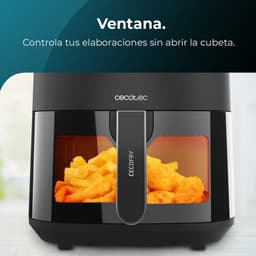 Cecotec Heißluftfritteuse ohne Öl 5,5L Cecofry Fantastik Window 5500 Fenster. 1500W, PerfectCook-Technologie, 9 Kochmodi, Touchscreen, Einstellbar 80-200ºC, Fenster, Kochzeit bis zu 60 Min — thumbnail 5