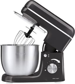 SILVERCREST® KITCHEN TOOLS Keukenmachine pastel – Vermogen: 600 W – Inhoud: 5 L – Inclusief spatbescherming met vulopening, deeghaak, eiwitklopper en garde – Met extra pulsfunctie – Afneembare accessoires zijn vaatwasmachinebestendig — thumbnail 2