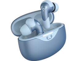 Fresh 'n Rebel Twins Ace – Draadloze Bluetooth Oordopjes met Active Noise Cancelling - IPX4 Waterdicht - 34 uur Speeltijd - Vivid Blue