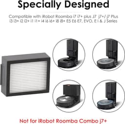 (20 Stuks) Vervanging HEPA Filter Compatibel met iRobot Roomba i7 i7+ J7 j7+ Plus i3 i3+ i2 i2+ i1 i1+ i4 i6 i6+ i8 i8+ E5 E6 E7, EVO, E I & J Serie Filters Kit Accessoire (NIET VOOR Combo J7+) — thumbnail 4