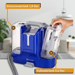 Sommertal MultiCleaner WS450 5in1 Apparaat voor Tapijt, Trap, Bekleding, Bank, Auto, Dieren, Vlekken, krachtige 450w Motor, Wasstofzuiger, met accessoires, Zelfreinigend — thumbnail 4