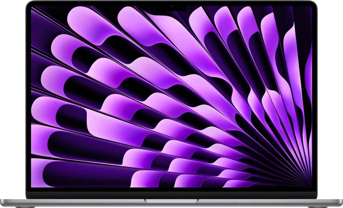 Apple MacBook Air M3 - 15.3 inch - 8GB/256GB - Spacegrijs — afbeelding 1