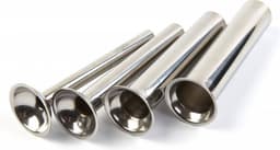 Sausage Filler Stainless Steel Tubes - Set of 4 Pieces — thumbnail 1