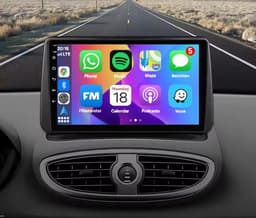 Autoradio 4/64GB met Carplay en Android auto | Geschikt voor Renault Clio 3 2005-2014| Radio scherm met Navigatie | 2005 2006 2007 2008 2009 2010 2011 2012 2013 2014 — thumbnail 1