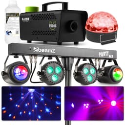 MAX Afterparty feestverlichting set - Met partybar, discolamp en rookmachine - RGBW LED’s — thumbnail 1
