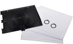 Specter Marsboekje 15 x 18 cm – 20 Insteekhoezen, ABS Back, Dubbele Harphouder & Klik Systeem — thumbnail 1