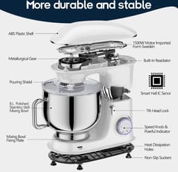 Mixer Met Mengkom - Mixer - Keuken Mixer - Keuken - Keukenrobot — thumbnail 5