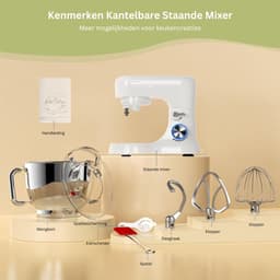 VELTRR® Keukenrobot - Keukenmixer - Deegmachine Zwaar Deeg — thumbnail 3