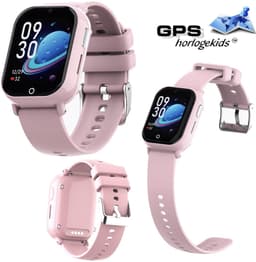 GPSHorlogeKids© - smartwatch kinderen - GPS horloge kind – kleinste model 2025 – kinder smartwatch - 4G videobellen - spatwaterdicht - SOS alarm - incl. SIM - PAX Roze — thumbnail 4